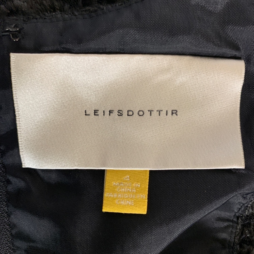 Anthropologie Leifsdottir Lingonberry Black Lace Dress - Picture 11 of 13